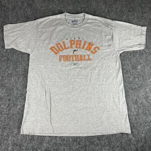 Grey reebok miami dolphins football shirt
